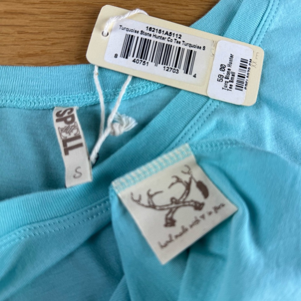 Spell The Turquoise Stone Hunter Graphic Tee S NWT - Picture 6 of 11